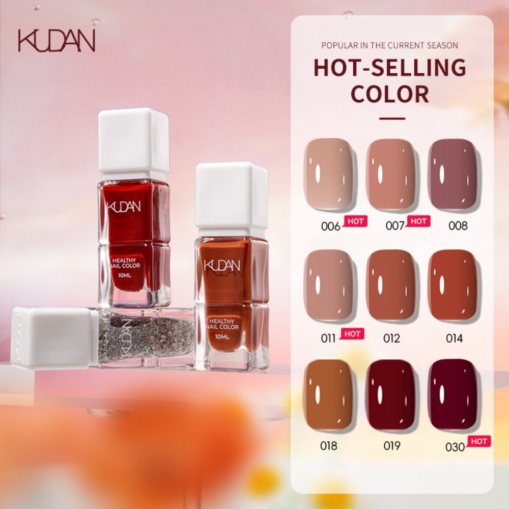 Kudan Ice Crystal Water‑Based Nail Polish