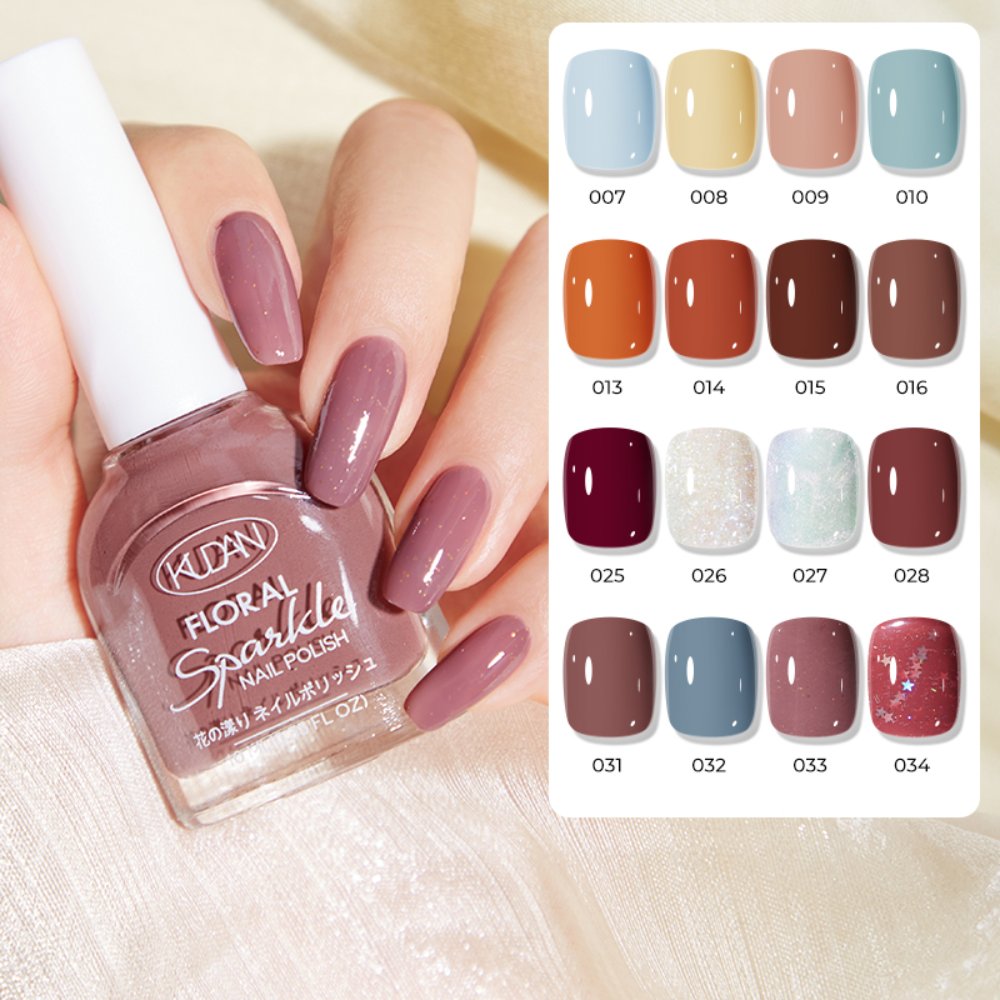 Kudan Floral Water‑Based Nail Polish
